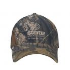Embroidered Camo Unstructured Cap V8303e