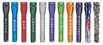 Multiple colors when choosing a Maglite Engraved with your logo