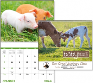 Baby Farm Animals Promotional Calendar