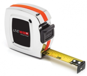 Lufkin 25' Chrome Legacy Tape Measure