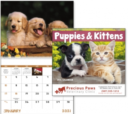 Puppies & Kittens Calendar