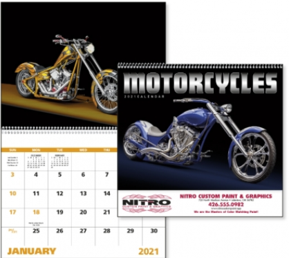 Motorcycle Promotional Calendar