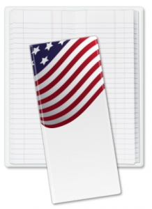 American Flag Tally Book