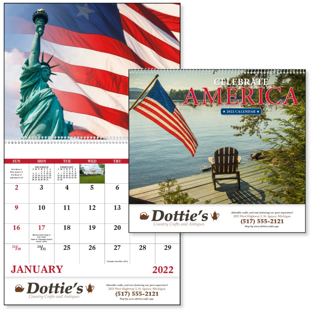 Celebrate America Calendar made in America