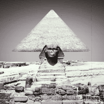 The Great Pyramid and Sphinx